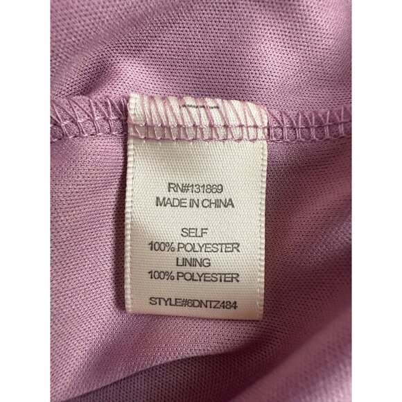 Jessica Simpson Dress Sz XS Boho Maxi Paisley Print Long Sleeve V-Neck Back Tie - Picture 13 of 16